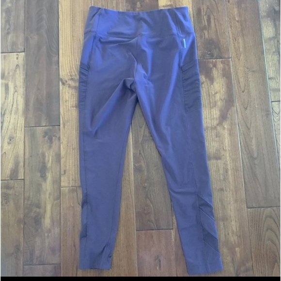 Mondetta Womens Active Legging High Waisted Yoga - Size L - Purple - Picture 7 of 12